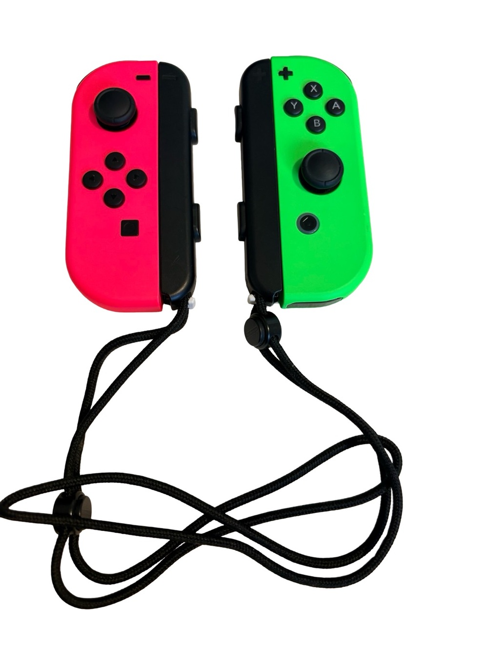Official Nintendo Switch Joy-Con Controllers Neon Pink Green No Drift